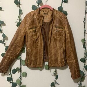 J2 Faux Leather Jacket - Medium